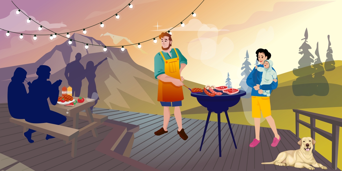 Espace barbecue