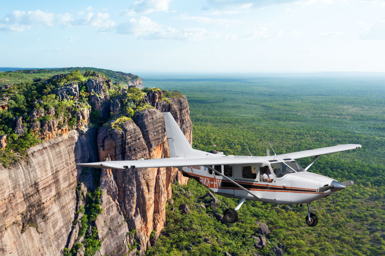Excursions en avion.